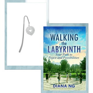 Walking the Labyrinth Book + Heart Labyrinth Bookmark Bundle