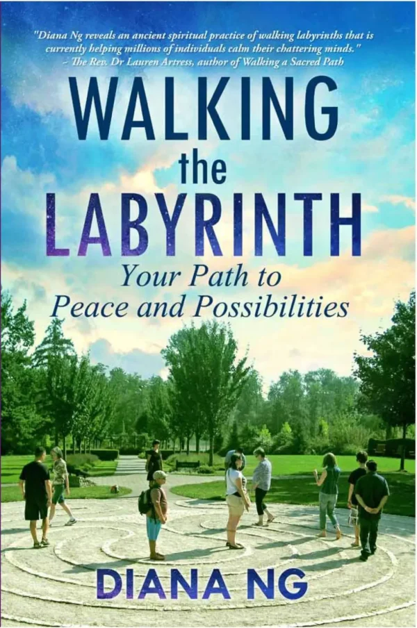 Walking the Labyrinth Book + Heart Labyrinth Bookmark Bundle - Image 2