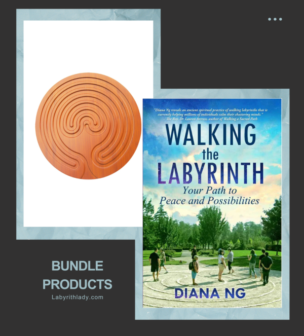 Finger Labyrinth + “Walking the Labyrinth” Book Bundle
