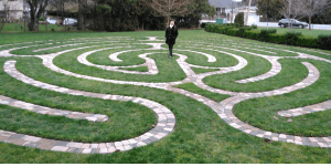 Diana in Dunstan Labyrinth