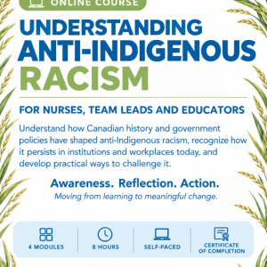 Anti-Indigenous Racism Online Course Cover