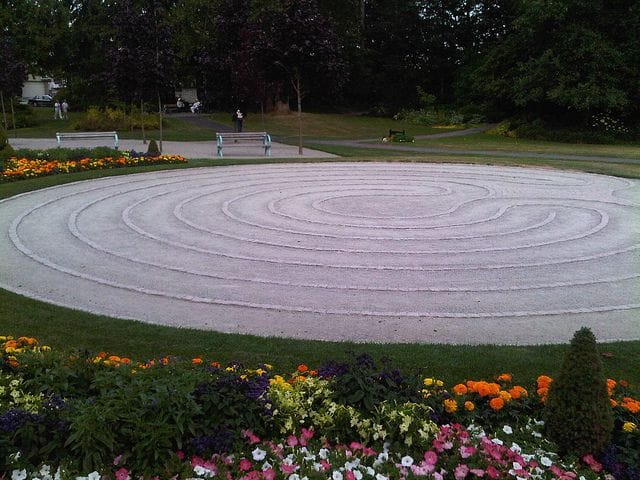 Diana's first labyrinth - Fleetwood Gardens - Surrey, British Columbia