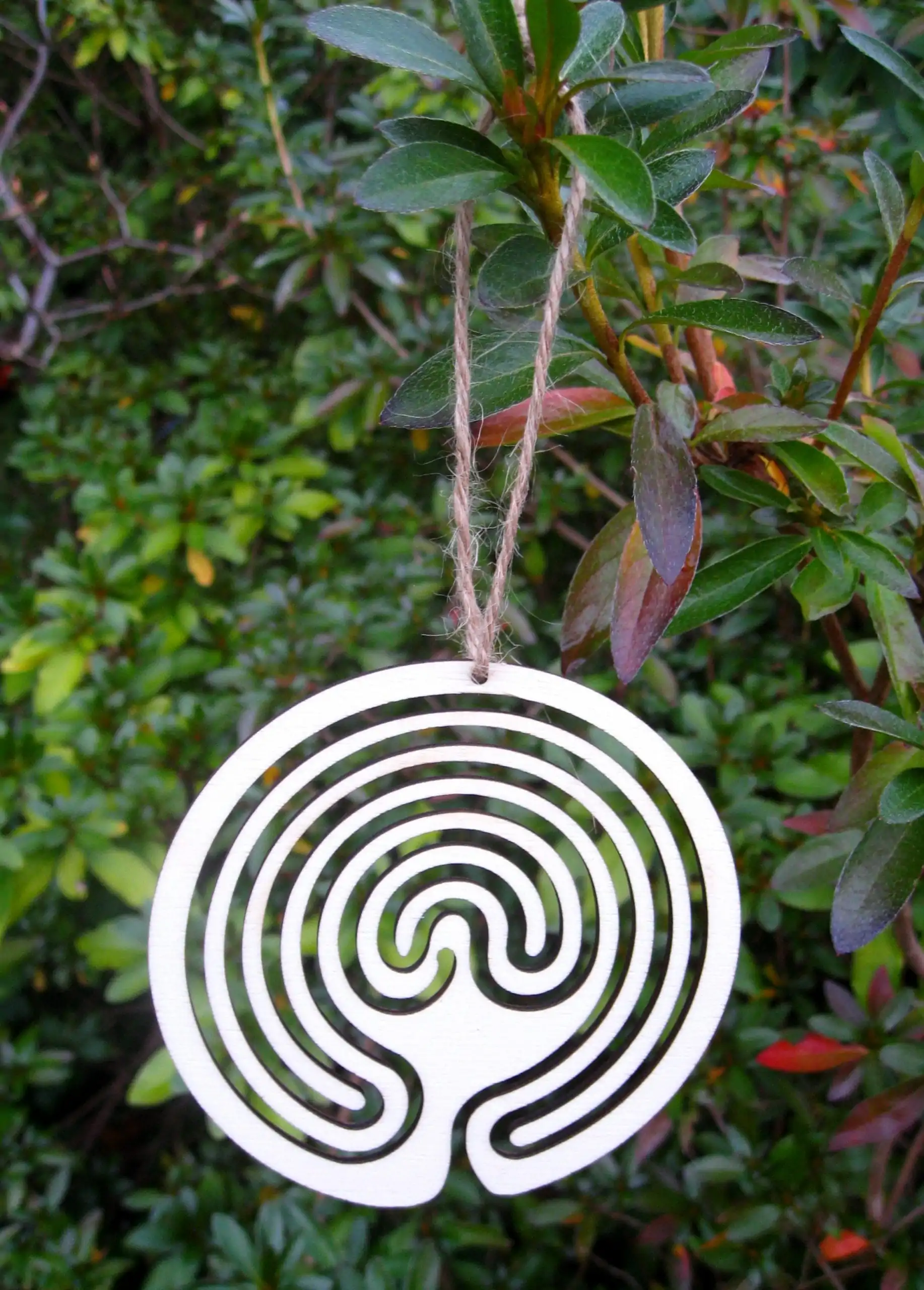 Wooden Labyrinth Ornament - Image 2