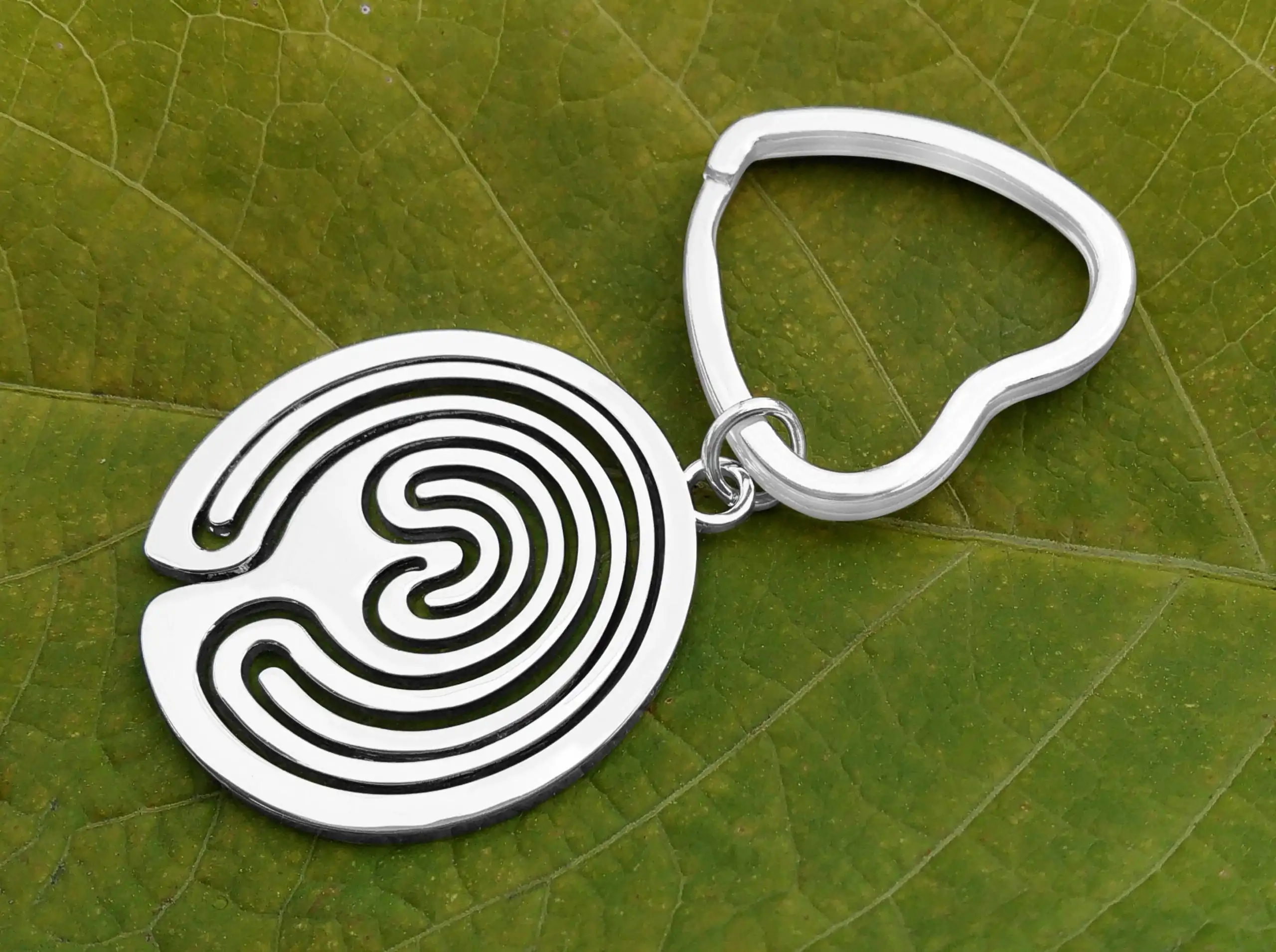 Silver Color Finger Labyrinth Keychain - Image 4