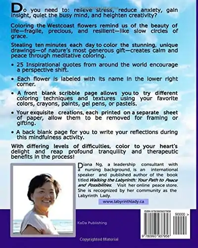 Westcoast Flowers: An Adult Coloring Book to Inspire Your Soul - Image 2