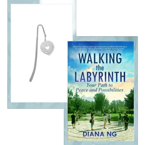 Walking the Labyrinth Book + Heart Labyrinth Bookmark Bundle