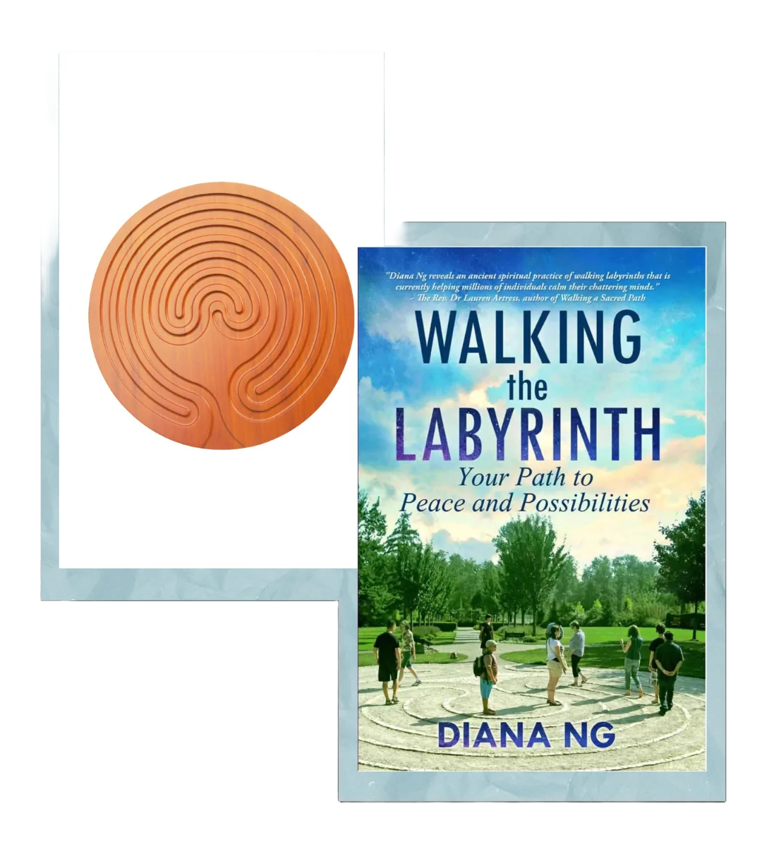 Finger Labyrinth + “Walking the Labyrinth” Book Bundle