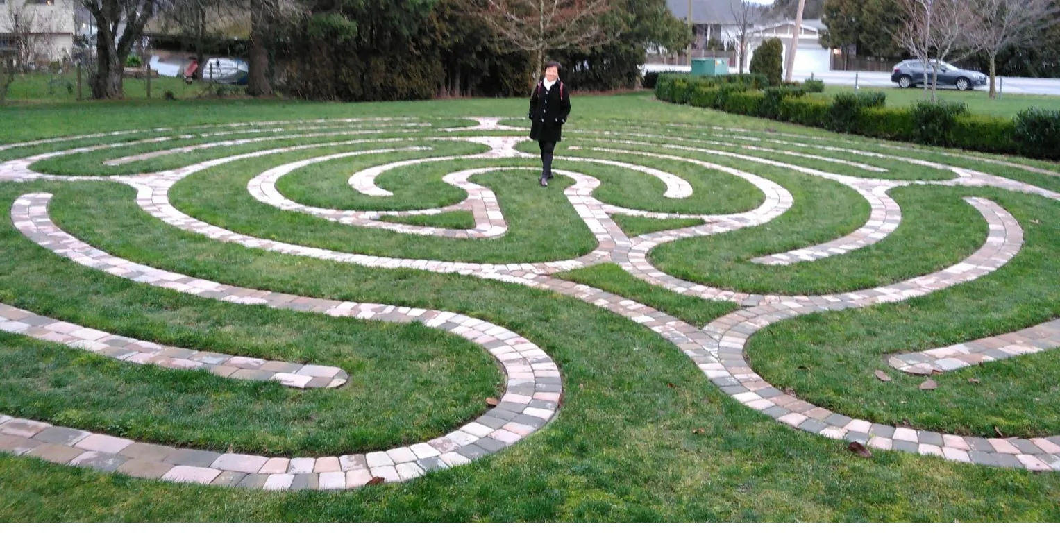 Diana in Dunstan Labyrinth